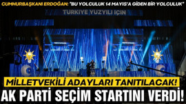 AK Parti seçim startını verdi!