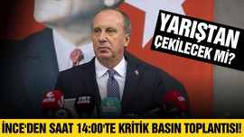 Muharrem İnce basın toplantısı düzenleyecek