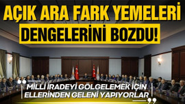 Erdoğan: "Fark yemeleri dengelerini bozdu"