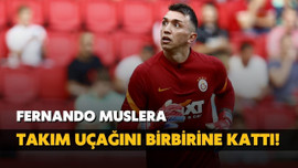 Muslera, takım uçağını birbirine kattı!