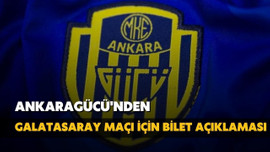 Ankaragücü'nden bilet açıklaması