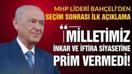 Bahçeli'den seçim sonuçları değerlendirmesi