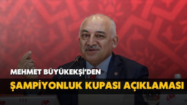 TFF'den şampiyonluk kupası açıklaması!