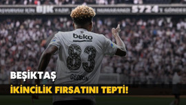 Beşiktaş ikincilik fırsatını tepti!