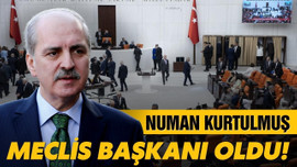 Numan Kurtulmuş TBMM Başkanlığı'na seçildi