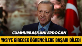 Cumhurbaşkanı Erdoğan'dan başarılar mesajı!