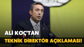 Ali Koç'tan yeni teknik direktör açıklaması!