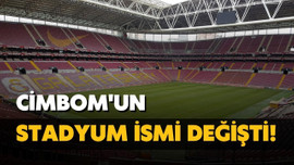 Galatasaray stadının ismi değişti!