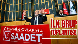 CHP'nin oylarıyla "saadet" sürdüler!