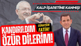 Fatih Portakal: Kandırıldım, özür dilerim!