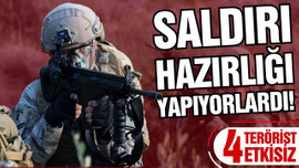 Suriye'de 4 PKK/YPG'li terörist etkisiz!