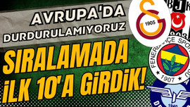 Avrupa'da durdurulamıyoruz!