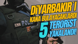 Bombalı eylem hazırlığındaki 5 terörist yakalandı