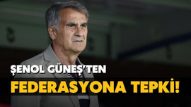 Mağlubiyet sonrası Şenol Güneş'ten TFF'ye tepki!