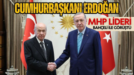 Cumhurbaşkanı Erdoğan, Bahçeli ile görüştü