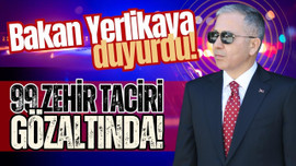 Zehir tacirlerine bir operasyon daha! 99 gözaltı