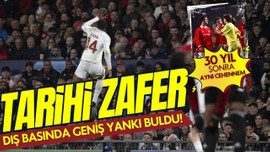 Galatasaray'ın Manchester zaferi dış basında!