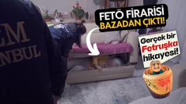 Firari FETÖ'cü bazanın altından çıktı!