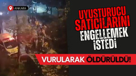 Uyuşturucu satıcılarını engellemek istedi!