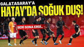 Galatasaray, Hatay'da kayıp!