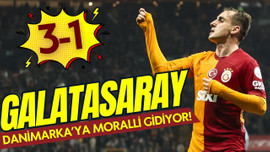 Galatasaray, Danimarka'ya moralli gidiyor!