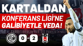 Beşiktaş'tan Konferans Ligi’ne 3 puanlı veda!