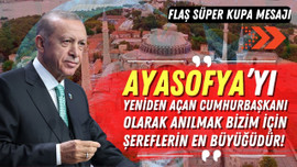 Cumhurbaşkanı Erdoğan'dan Süper Kupa açıklaması!