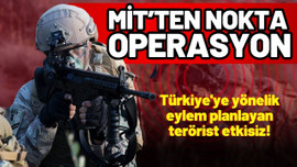 MİT eylem planlayan teröristi etkisiz hale getirdi