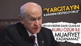 Devlet Bahçeli açıklamalarda bulundu!