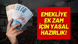 Emekliye ek zam için yasal hazırlık!