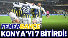 Fenerbahçe, Konya'yı 7 bitirdi!