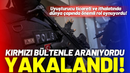 Kırmızı bültenle aranıyordu: Yakalandı!