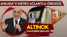 Turgut Altınok: Ankara'yı metro ağlarıyla öreceğiz