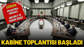 Kabine toplantısı başladı!