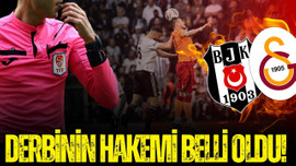 Derbinin hakemi belli oldu!