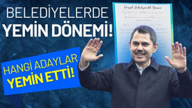 Belediyelerde yemin dönemi!