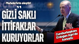 Erdoğan: "Gizli saklı ittifaklar kuruyorlar"