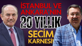 İstanbul ve Ankara'nın 20 yıllık seçim karnesi!