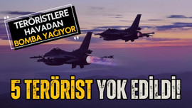 5 PKK'lı terörist etkisiz hale getirildi