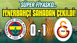 Fenerbahçe sahadan çekildi!