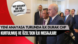 Kurtulmuş ve Özel'den yeni anayasa açıklaması