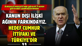 Bahçeli: Kanun dışı ilişki ağının farkındayız.