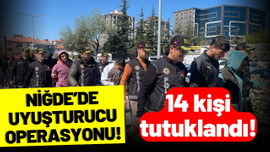 Uyuşturucu operasyonunda 14 zanlı tutuklandı