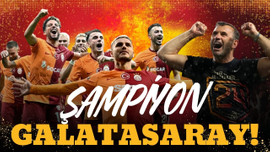 Şampiyon Galatasaray!