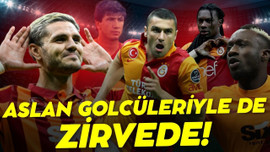 Galatasaray, "gol krallığı"nda da zirvede!