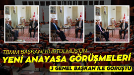 Kurtulmuş, Anayasa görüşmelerine devam ediyor!