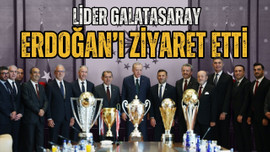 Cumhurbaşkanı Erdoğan, Galatasaray'ı ağırladı