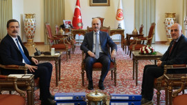 Kurtulmuş, Erkan Baş’ı kabul etti!