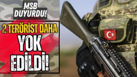 2 PKK'lı terörist daha yok edildi!