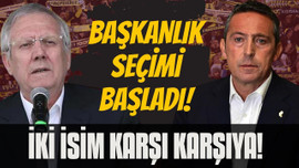 Fenerbahçe'de başkanlık seçimi başladı!